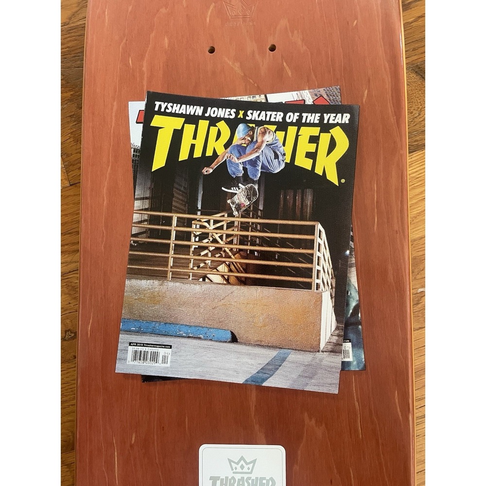 Tyshawn Jones Skateboard Deck Atiba Jefferson 8.3 King x Thrasher 39/100 Limited